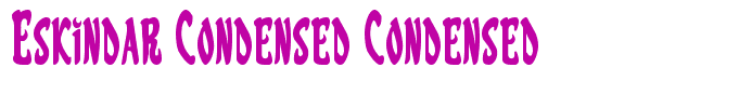 Eskindar Condensed Condensed